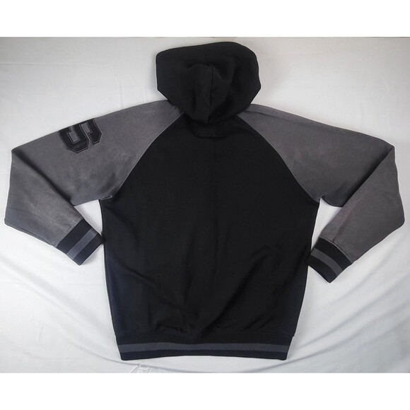 Supreme Society Hoodie Jacket Mens Large Varsity Fleece Snap Button Crown - Picture 4 of 8